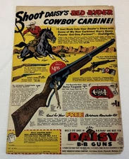 1950 Daisy BB Gun ad page ~ SHOOT RED RYDER'S COWBOY CARBINE