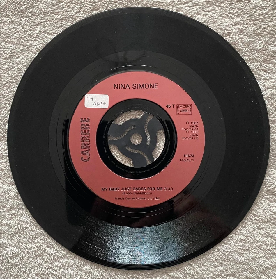 Nina Simone – My Baby Just Cares For Me  7in Vinyl Record - Image 4 of 4
