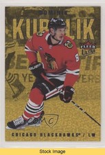 2021 Upper Deck Fleer Ultra Gold Speckled Rainbow Foil Dominik Kubalik READ 0il7