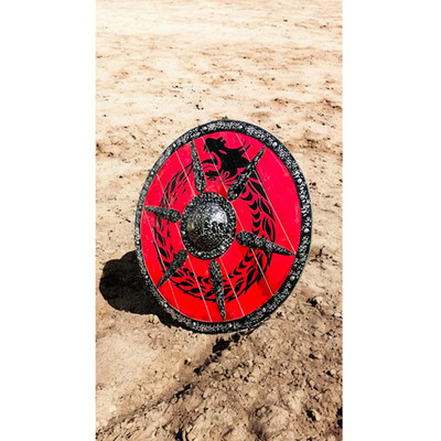 Medieval Dragon Viking 24'' Shield / Battle Warrior Shield /Halloween Shield
