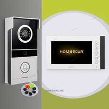 HOMSECUR Video Intercom System Kit With One HD Indoor Monitor  Outdoor Camera