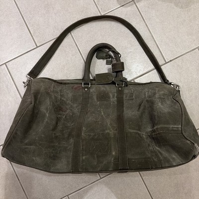 Authentic ReadyMade Large Duffel Bag Handmade Japan Olive Green Keepall Travel