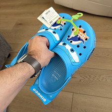 Crocs Cars Dinoco Lightning McQueen Light Up MEN US 9 / 20th Anniversary