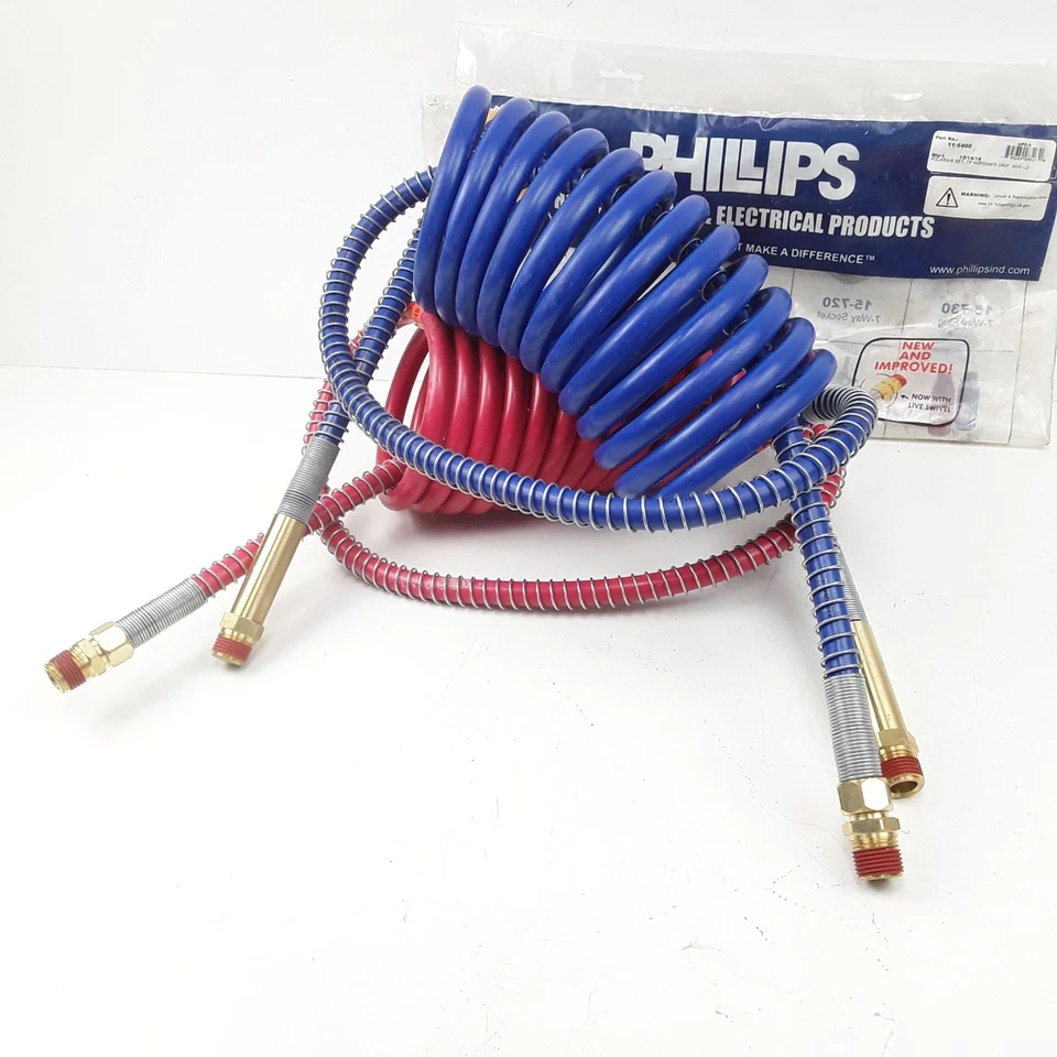 Phillips Industries 11-5400 - Air Brake Hose Assembly - 15 ft. 40 in. Lead - Изображение 3 из 4