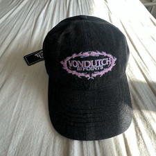 Von Dutch Black/Grey Baseball Cap Hat Pink Lo...