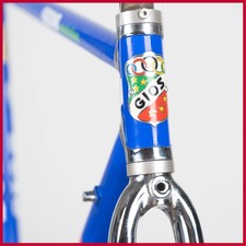 NOS GIOS COMPACT EVOLUTION TIME TRIAL STEEL FRAME VINTAGE ROAD BIKE FRAMESET 55