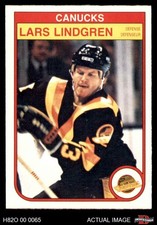 1982 O-Pee-Chee #349 Lars Lindgren Canucks 4 - VG/EX