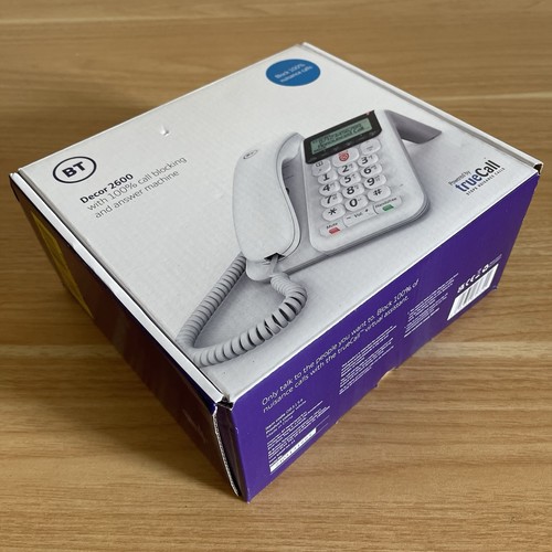 BT Decor 2600 V2 Corded Landline Telephone With Answering Machine & Call Blocker - Zdjęcie 16 z 16