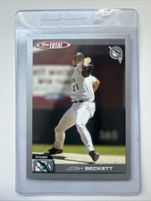 Josh Beckett 2004 Topps Total #666 FLA19 Marlins + Card Saver