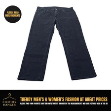 Levi  s 559 Men  s Jeans 38x30 Relaxed Fit Straight Leg Stretch Denim Black 8389