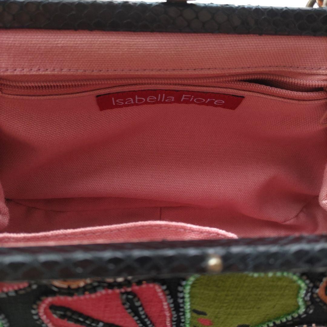 Authentic ISABELLA FIORE Handbag Beaded Shoulder y2k vintage chain rare image 10