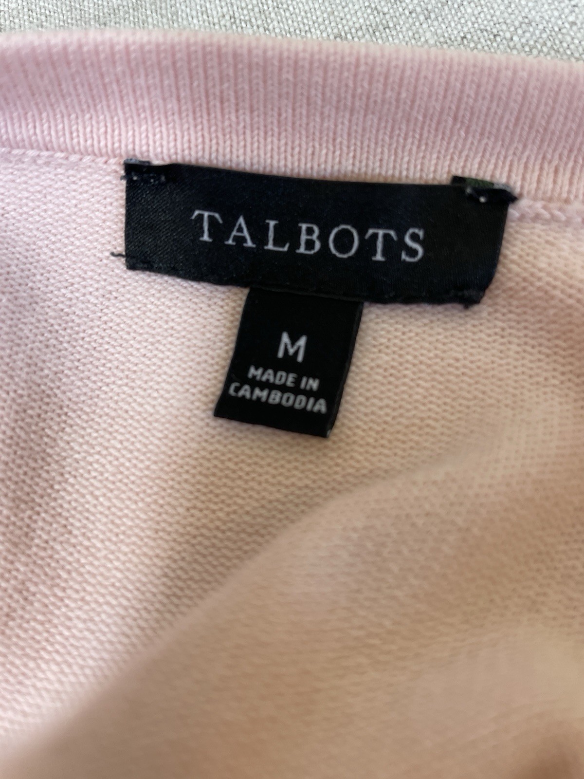 TALBOTS lightweight Puff Sleeve Button Cardigan S… - image 5
