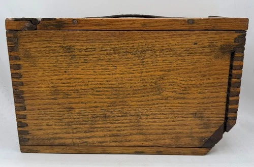 WW1 era US Army Military Wooden Ammo Box Crate M1917 Browning Machine Gun