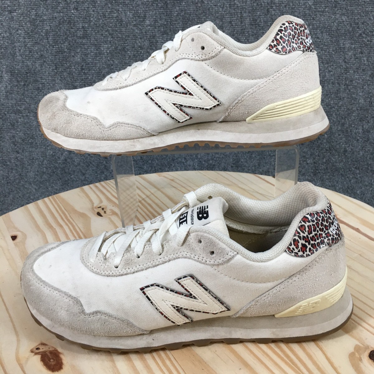 New Balance Unisex 515 Gray Sneakers Men\'s 8 Women\'s 9.5 New Balance 515 Gray Pink WL515INO Women main image 3