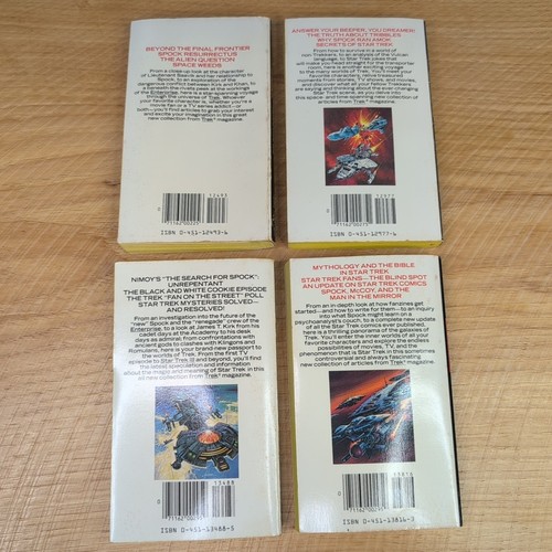 Star Trek The Best of Trek Book Lot of 4 Books 6, 7, 8, 9 Signet 1st Printings - Picture 2 of 9