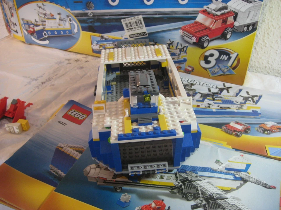 Lego 4997 Transport Ferry / Fähre + Anleitung u. Karton aus Sammlung - Bild 4 von 4