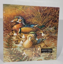 Vintage Springbok Family Outing Jigsaw Puzzle 500+ Pieces Ducks New Sealed USA