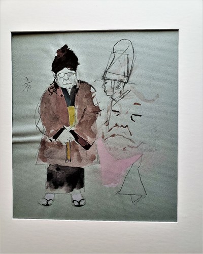 JACK LEVINE (1915–2010) Original Color Lithograph with Pochoir THE PHILOSOPHER - 第 2/6 張圖片