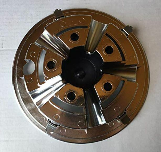 Chrome Golf Cart Hub Caps 8 inch Wheel Covers for EZGO, Yamaha, Club