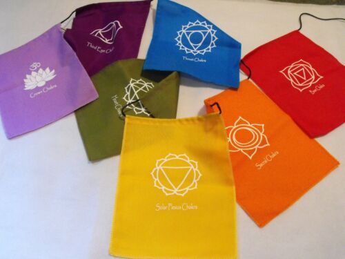 7 Stages Of Chakra Flags CHAKRA YOGA REIKI Rainbow Flag Bunting DECORATION - Picture 1 of 6