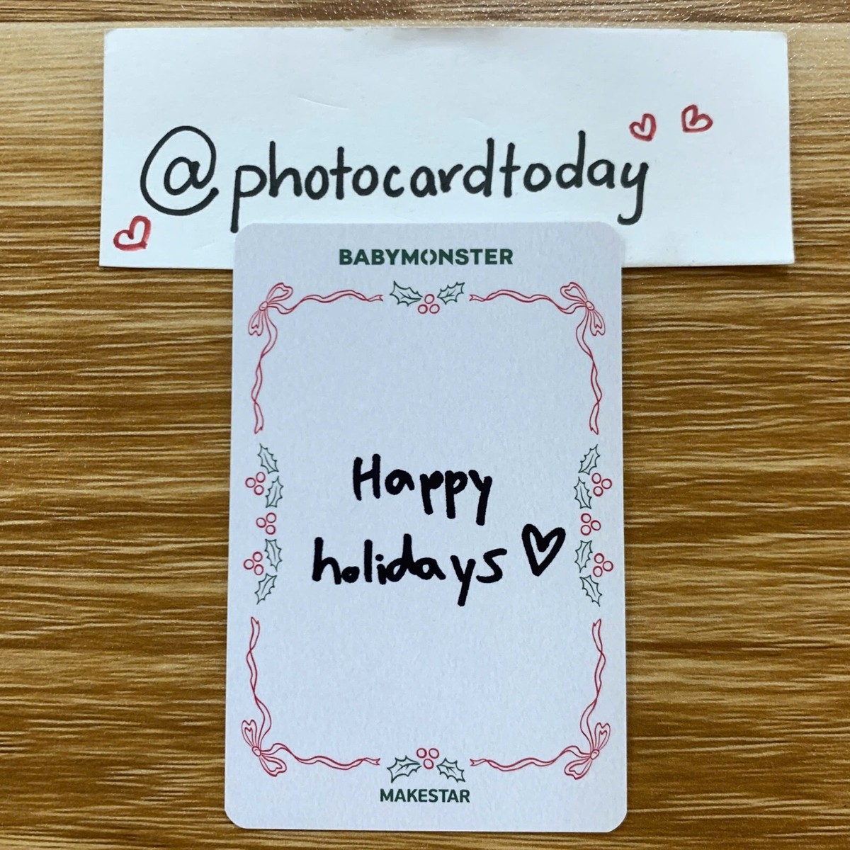 BABYMONSTER DRIP WINTER HOLIDAY LUCKYDRAW EVENT MAKESTAR BABYMONSTER DRIP WINTER HOLIDAY LUCKYDRAW EVENT MAKESTAR