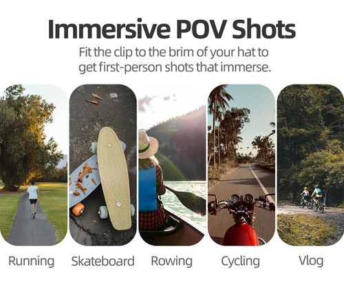 Baseball Hat Clip Mount Baseball Cap Clamp Quick Release for Insta360 GO3/ GO 3S - Picture 11 of 15