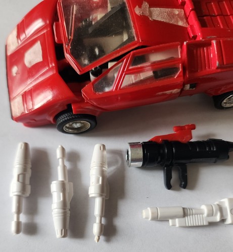 Vintage Sideswipe 1984 G1 Transformers 100% Complete Missing Window - Picture 2 of 6