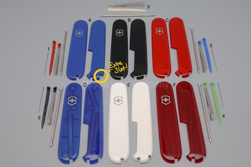SCALES „+“ 91mm Victorinox PLUS Scales and Equipment, Grips, Handles, Shell, Set - 第 1/7 張圖片