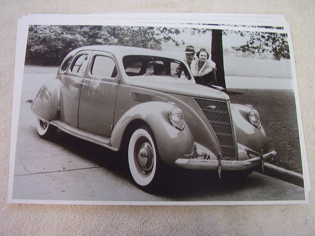 1937 LINCOLN ZEPHYR 4 DR 11 X 17 PHOTO PICTURE | eBay