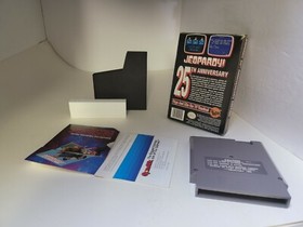 JEOPARDY 25th Anniversary edition Game for Nintendo NES CIB Complete     #E33