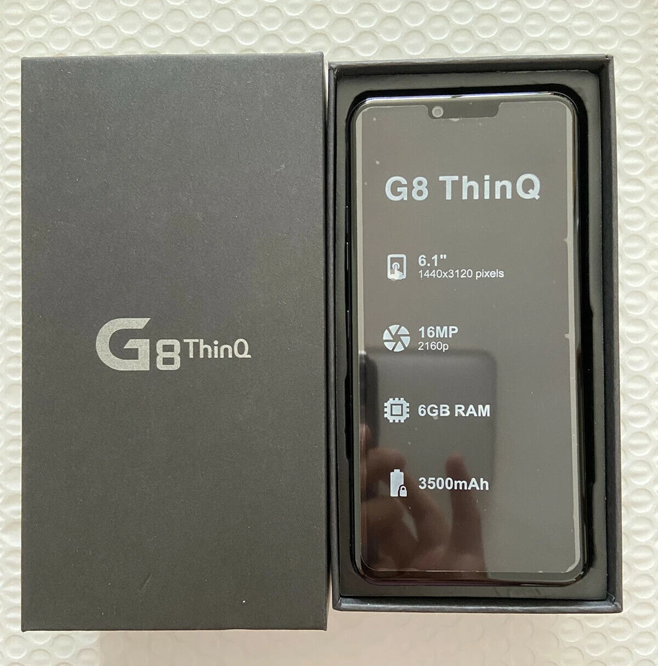 Original LG G8 ThinQ LM-G820UM 128GB 6GB RAM 6.1" 16MP 4G Smartphone-NEW IN BOX - Image 3 of 4