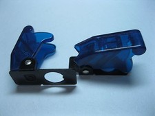 6 pcs Safety Flip Cover for Toggle Switch Transparent Blue New