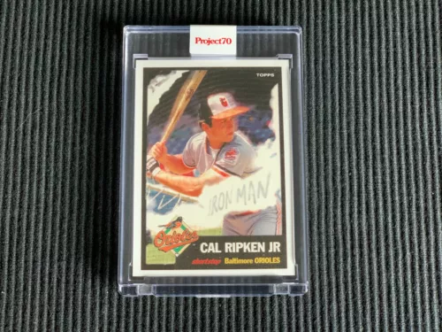2021 TOPPS PROJECT 70 #518 CAL RIPKEN JR / INFINITE ARCHIVES *ENCASED ART*