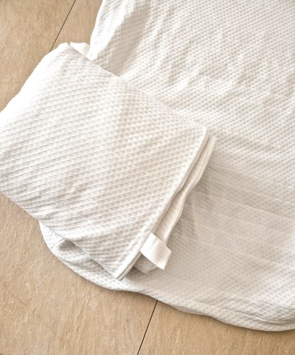 2 x Matratzenbezug Ersatzbezug Matratzenschoner versteppt B 80 x L 200 x H 25 cm - Bild 3 von 9