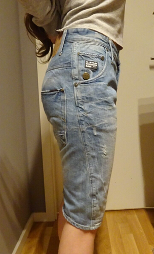 G-STAR RAW GS01 ARC 3D LOOSE TAPERED BERMUDA DENIM Kurze Jeans Shorts Gr.29 Neuw - Bild 6 von 16