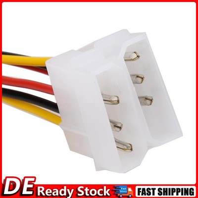 10PCS Molex (4 Pin) to PCI-E (6 Pin) Power Converter Adapter Connector DE