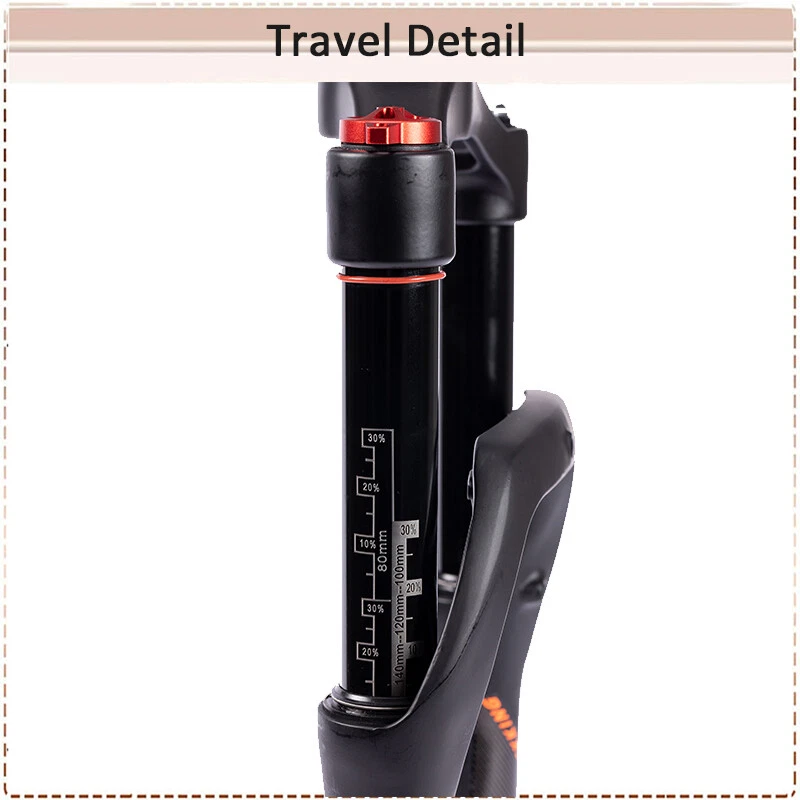 BUCKLOS Snow/Electric Air Fork 20" Suspension 140mm Travel MTB Bike 4.0 Fat Tire - Image 4 of 4