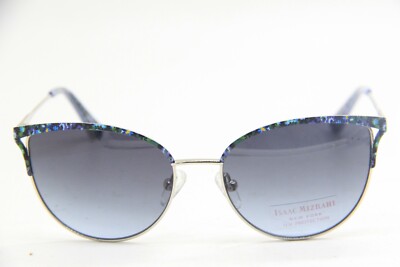 ISAAC MIZRAHI IM 30274 BL BLUE SILVER GRADIENT AUTHENTIC FRAMES