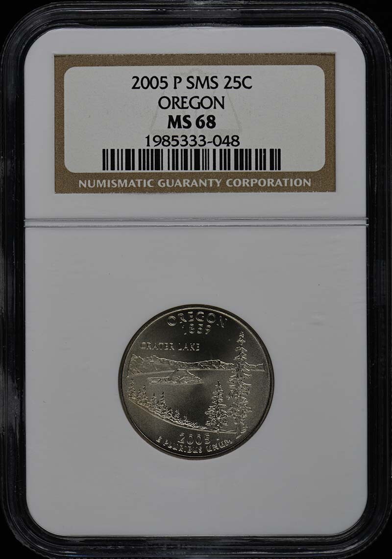 2005 P SMS Washington Quarter OREGON 25C NGC MS68 | eBay
