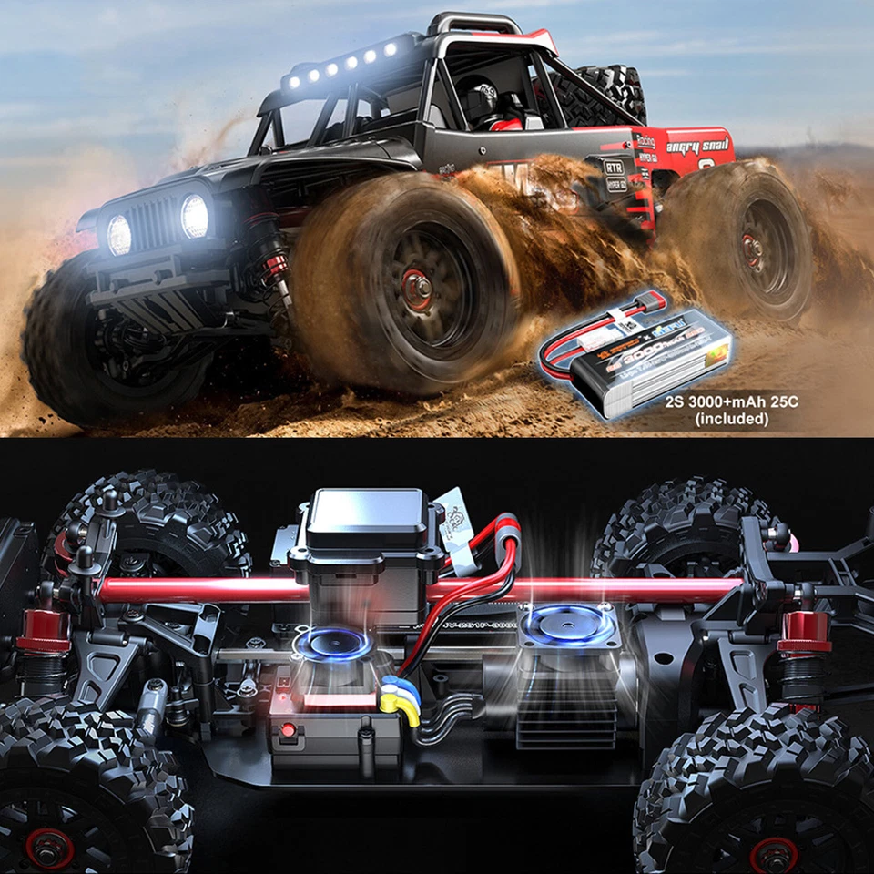 MJX Hyper Go 14209 V2 RC Truck Buggy Car 1/14 Brushless 45 & 75KPH 2S or 3S LiPo - Image 4 of 4