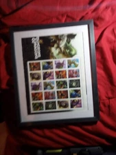 Dungeons And Dragons USPS Stamps Complete & Framed 2024
