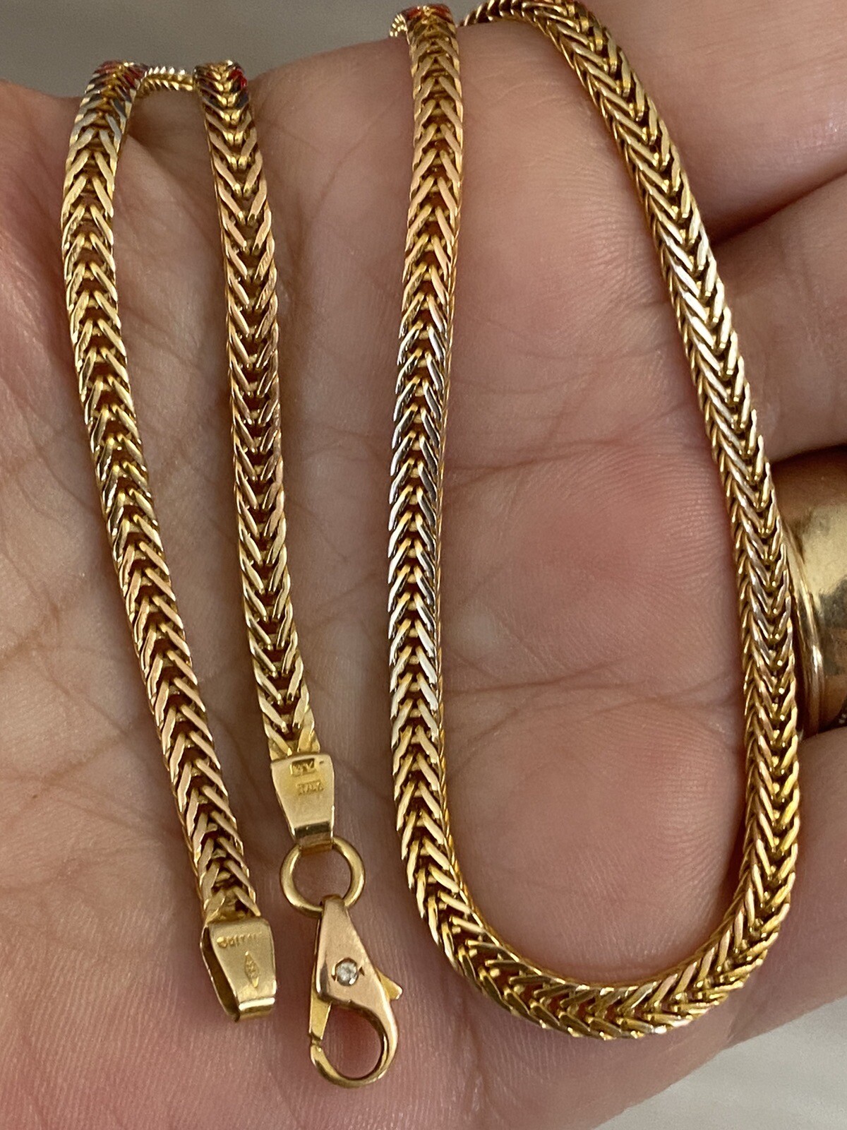 Estate DESIGNER Solid 14K Solid Multi Tone Gold 3… - image 6