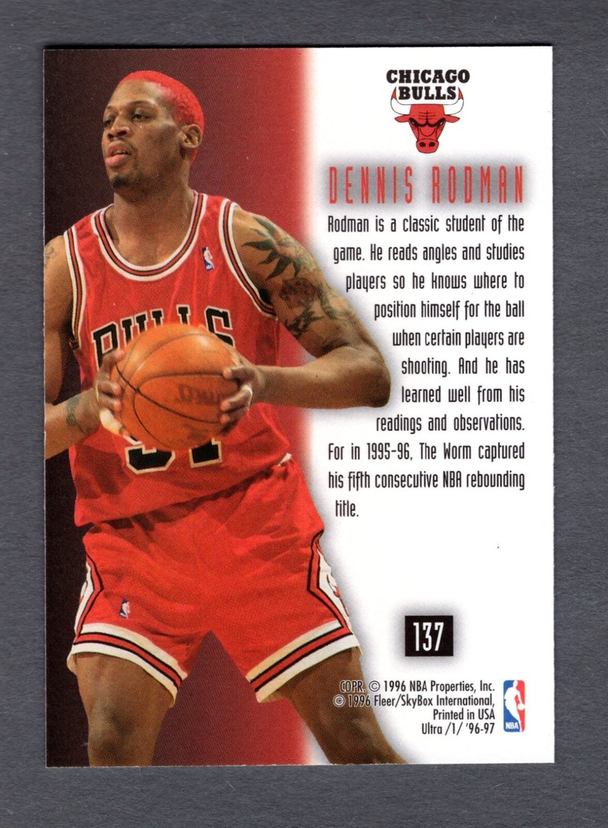 その他 NBA 50topps 1996-97#176dennis rodman+1sc 1996-97 FLEER ULTRA DENNIS RODMAN ON THE BLOCK CARD #137