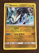 Carte Pokémon HOLO Kyurem 47/70 SL7.5 Soleil & Lune Majesté des Dragons FR NEUF