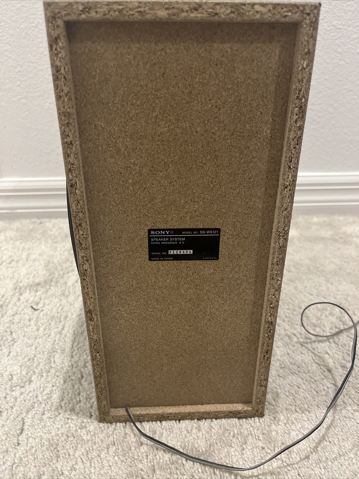 Sony SSWS121 Non Powered Passive Subwoofer Sub Home Theater Speaker Replacement St. John's