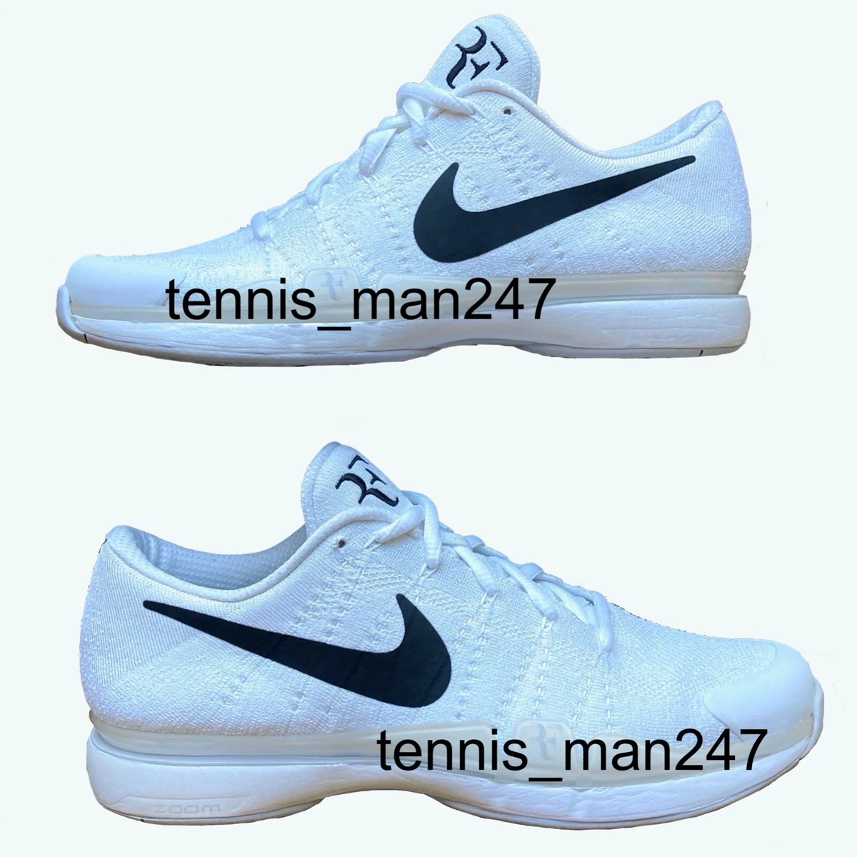 Gestionar Guia Residuos Nike Roger Federer RF 2016 Wimbledon PE Zoom Vapor 9.5 Flyknit X Tennis  Shoes 10 | eBay