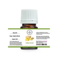 INDIAN STREET GINGER PURE THERAPEUTIC GRADE ESSENTIAL OIL 3ML TO 100ML