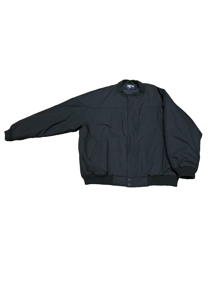 NWT Big Tall 5XT 5XLT Drop Shoulder Polyfill Casual Jacket Black