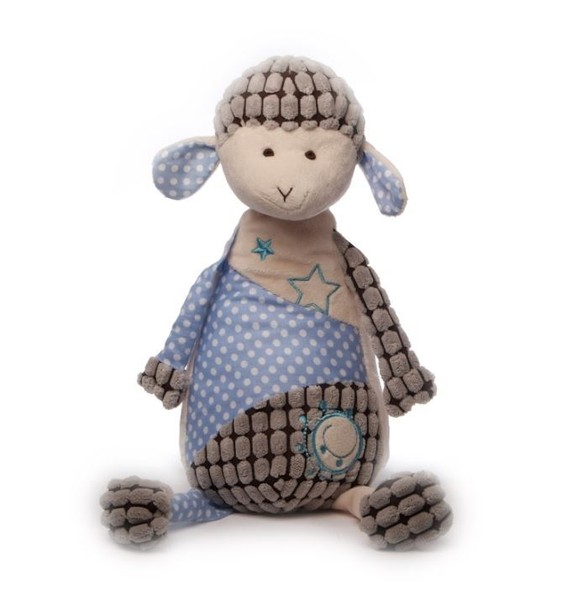 Schaf Blau Sitzend Kuscheltier PlüSchtier Stofftier Klein Weich Ca. 24 Cm-image