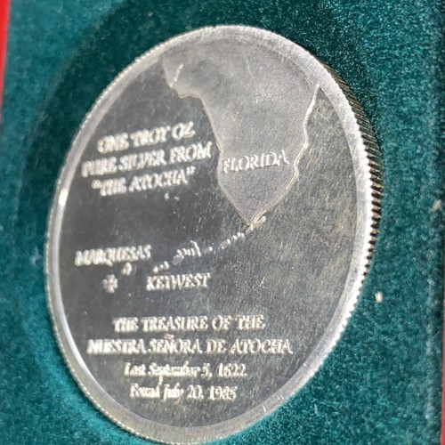 1oz Fine Silver Shipwreck-Treasure From The Atocha- Mel Fisher’s Silver - Picture 9 of 14